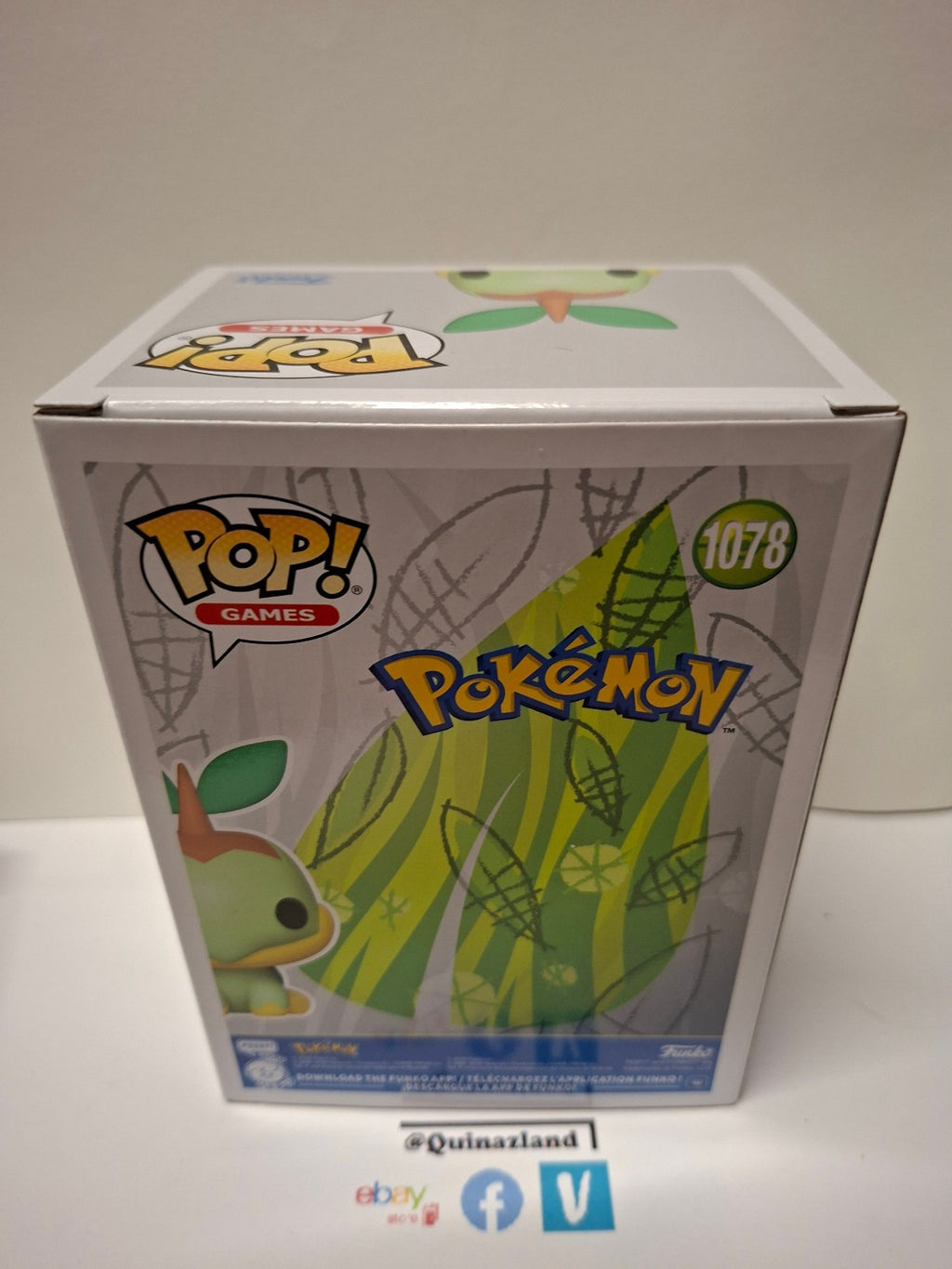 Funko Pop!  Pokemon Pop Games N° 1078 Tortipouss  (F52)