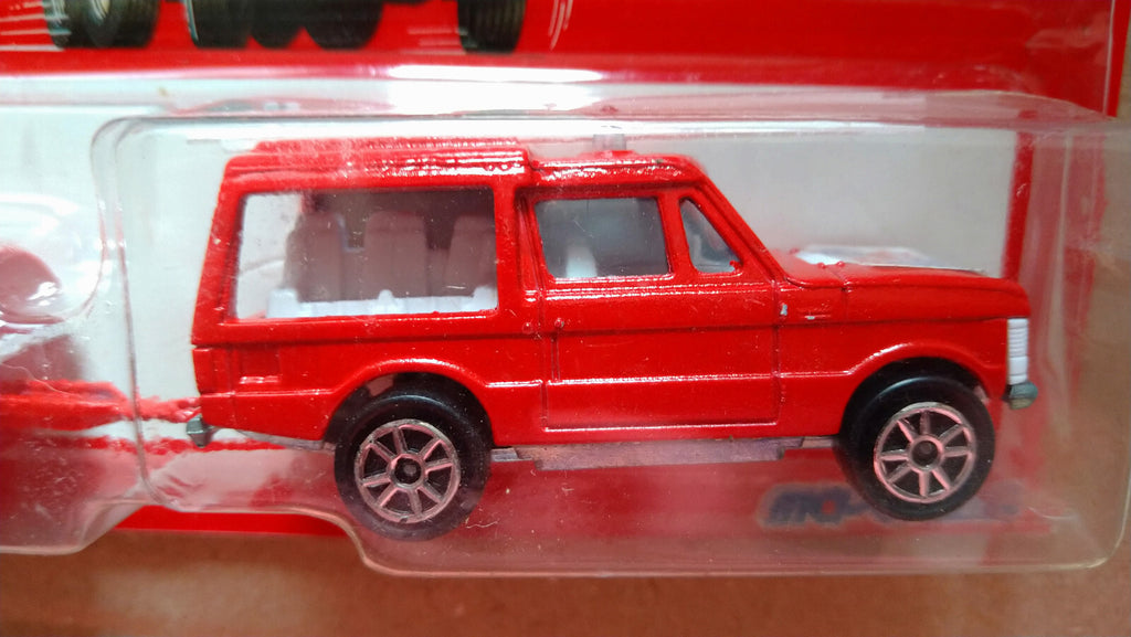 Majorette Range rover fire engine et tanker  bulle fendue (C9)