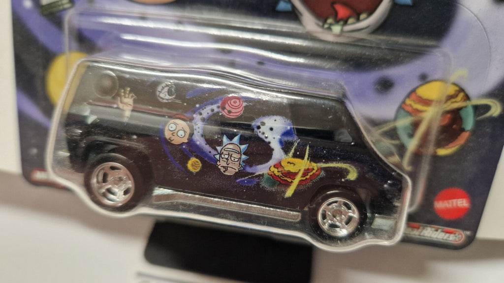 Hot Wheels Premium  Rick & Morty Super Van bulle fendue  (NG42)
