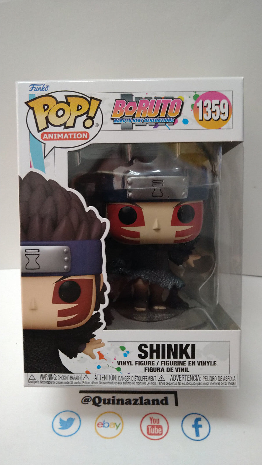 Funko Pop! BORUTO  Animation N° 1359 Shinki (F6)