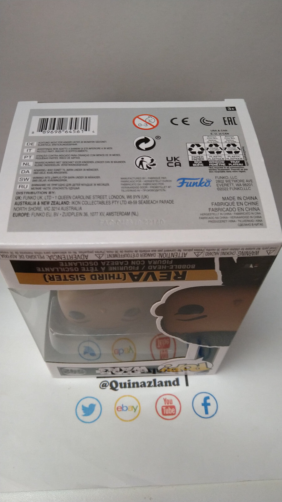 Funko Pop! STAR WARS OBI-WAN 542 Reva (Third Sister) (F16)