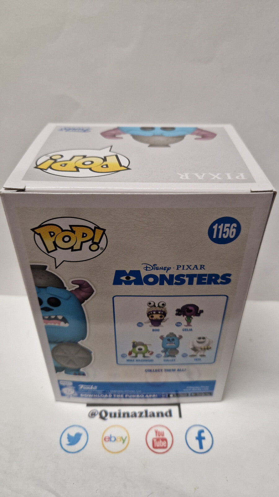 Funko Pop! MONSTERS INC 20TH 1156 Sulley (F38)