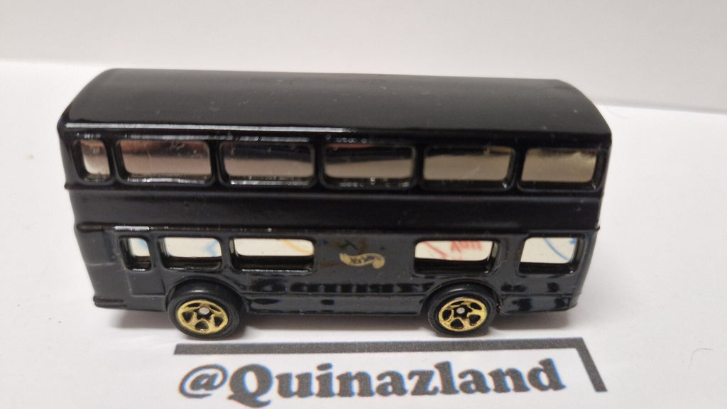 Hot Wheels 1996 FAO Schwarz gold série collection IlI London bus  (A21)