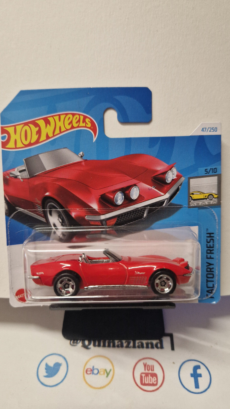 Hot Wheels 72 corvette stingray convertible  2024-047 (NP25)