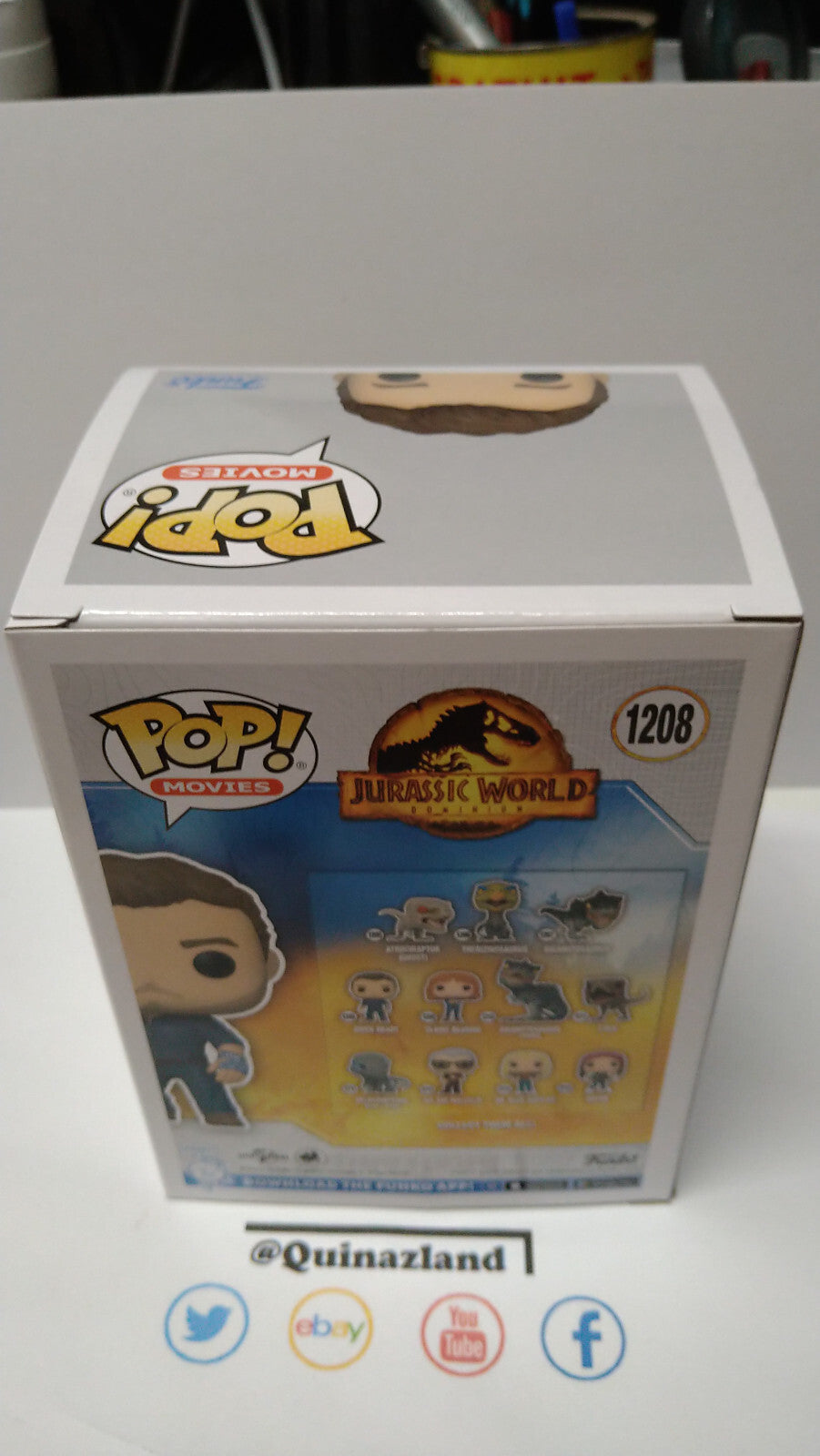 Funko Pop! JURASSIC PARK 2022 #1208 Owen Grady (FU17)