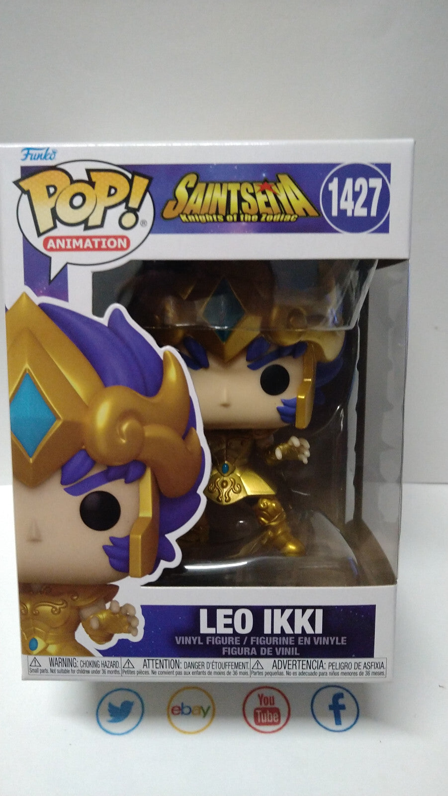 Funko Pop!  SAINT SEIYA  Animation N° 1427 Gold Leo Ikki (F9)