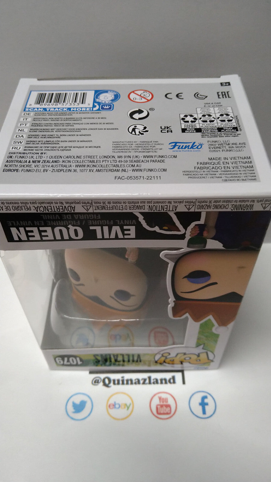 Funko Pop! DISNEY Villains 1079 Queen Grimhilde (FU21)