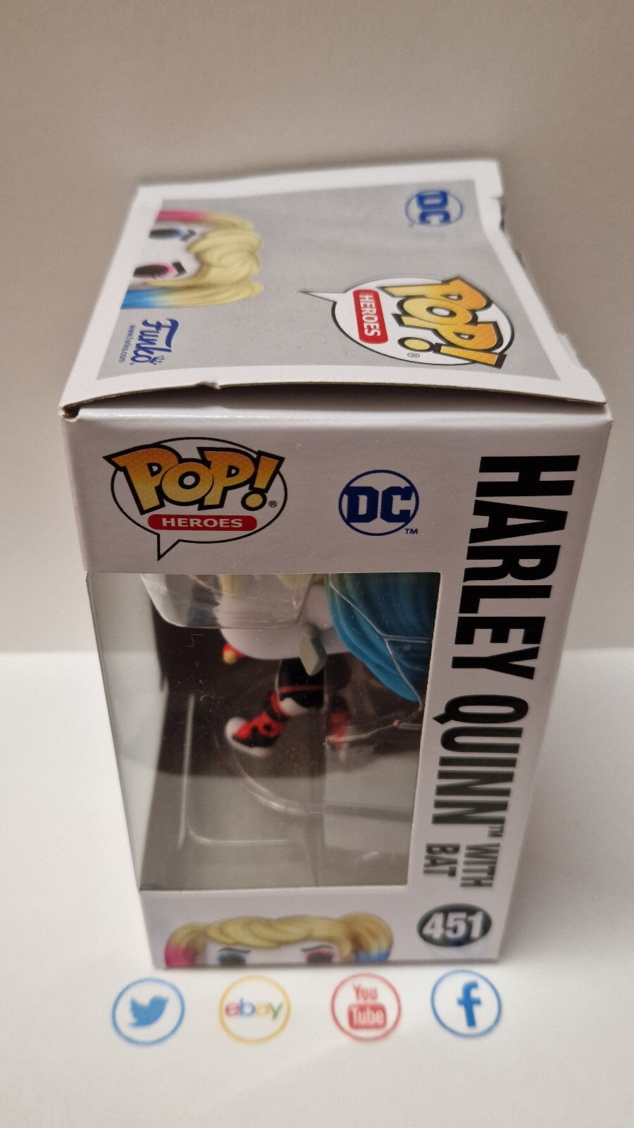 Funko Pop! DC COMICS POP N° 451 Harley Quinn avec batte de Baseball (F10)