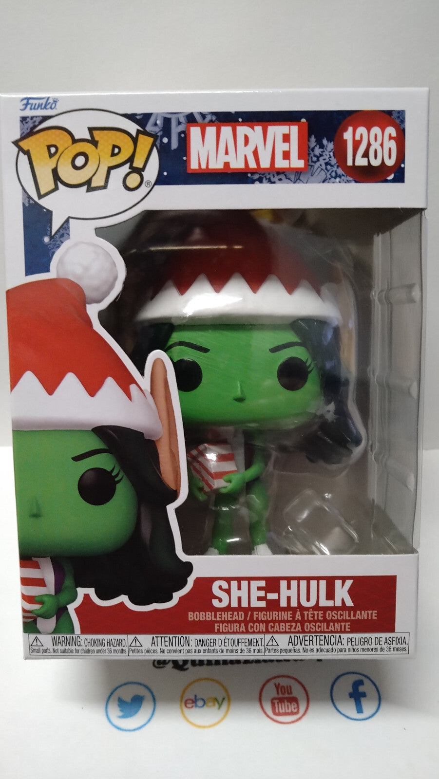 Funko Pop!  MARVEL HOLIDAY POP N° 1286 She-Hulk (F10)