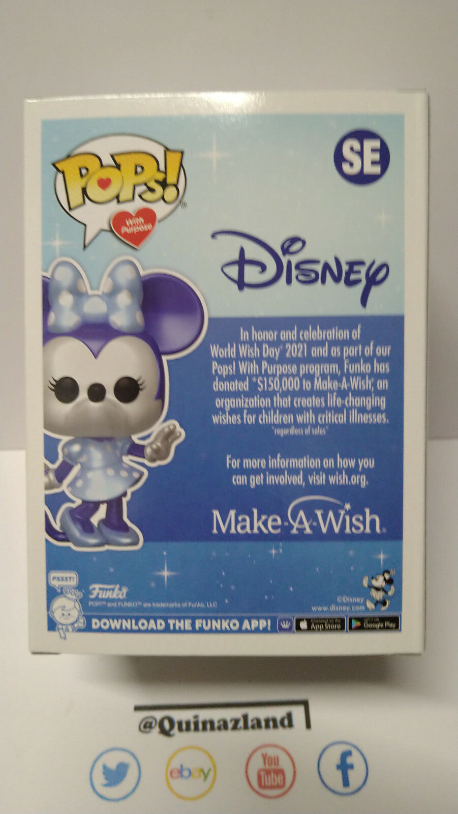 Funko Pop! MAKE A WISH Minnie Mouse 'MT' SE (F35)