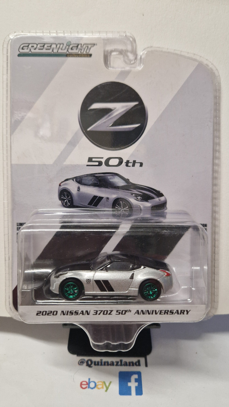 Greenlight 50th Anniversary 2020 Nissan 370Z  Green Wheels Chase (NG79)