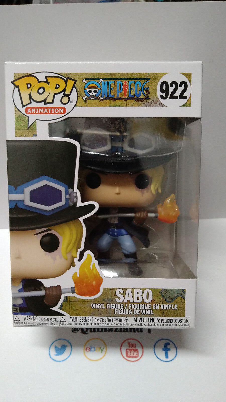 Funko Pop! ONE PIECE  N° 922 Sabo (FU34)