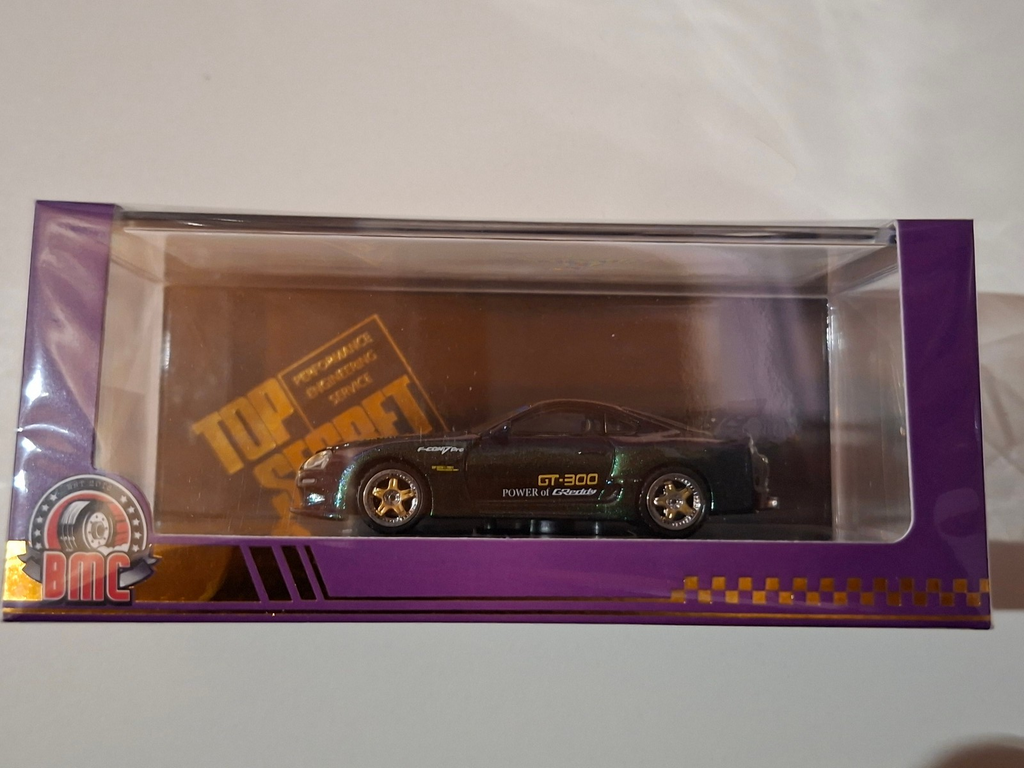 BM Creation 1/64 Toyota Supra Top Secret Australia Limited, purple (CP04)