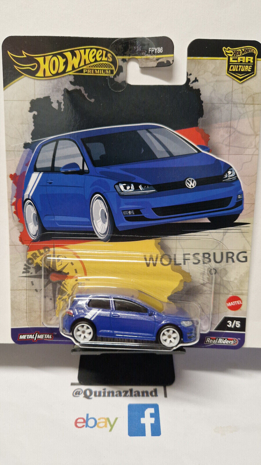 Hot Wheels 2024 World Tour Volkswagen Golf MK7 (NG46)
