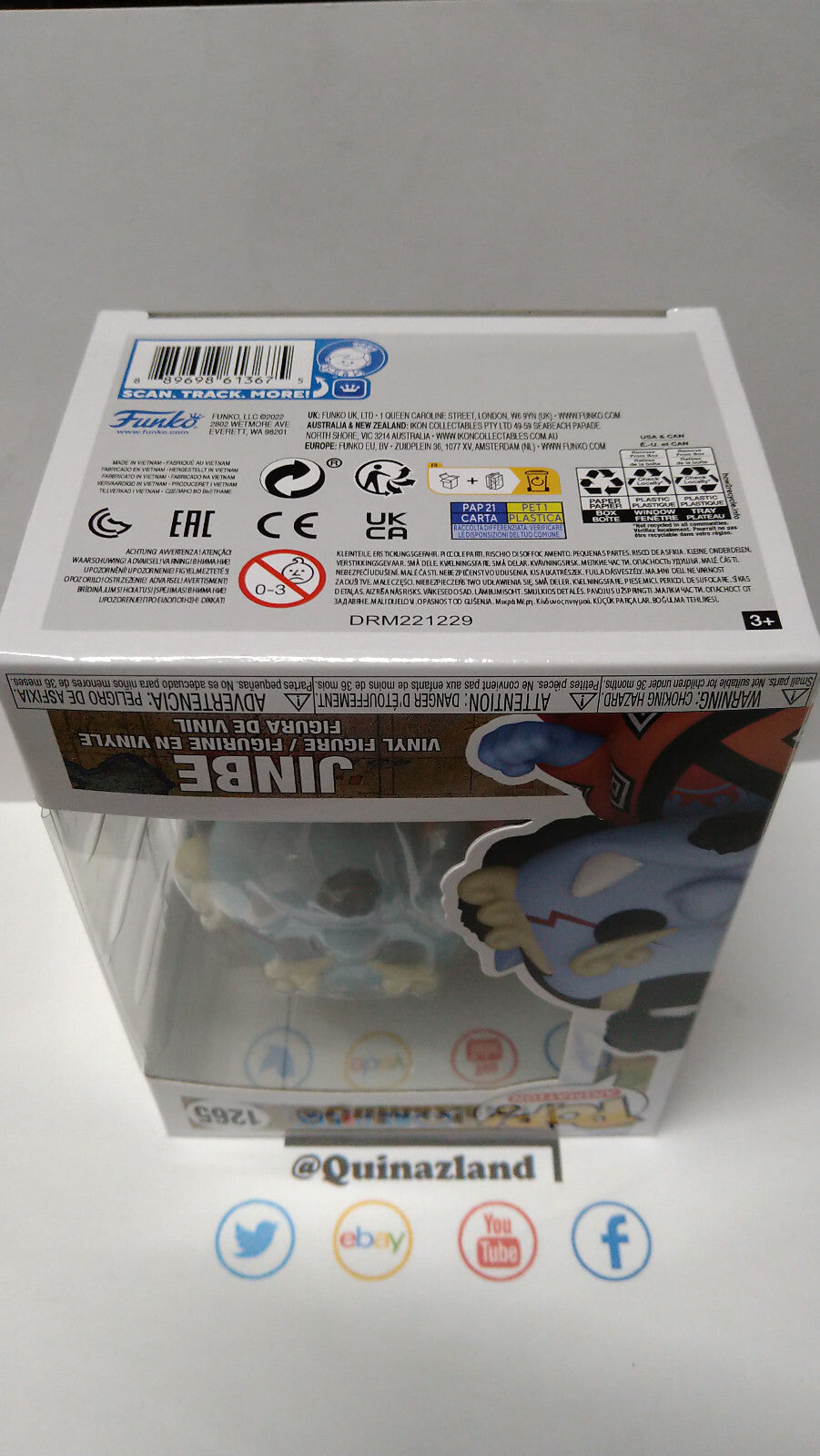 Funko Pop!  ONE PIECE  Animation N° 1265 Jinbe (FU45)