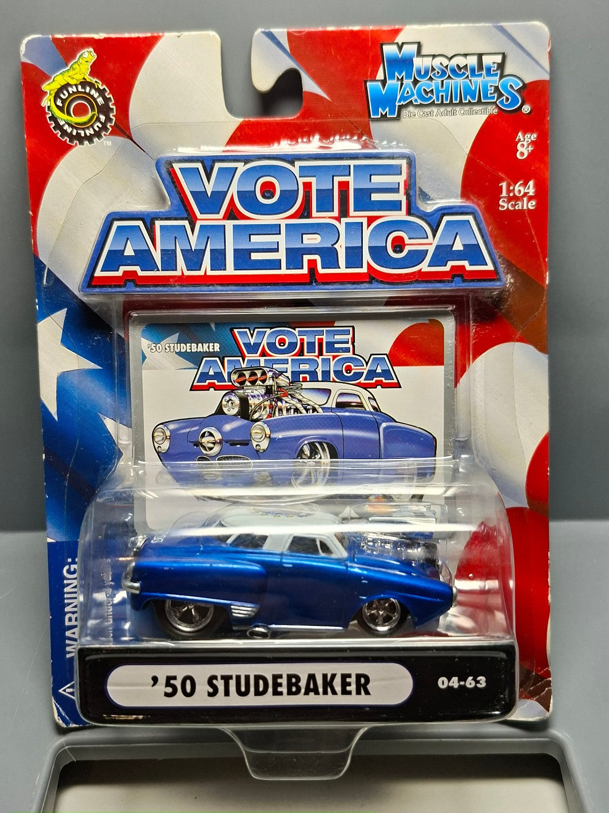 Muscle Machines 2004 vote america 04-63 '50 studebaker   (NG12)