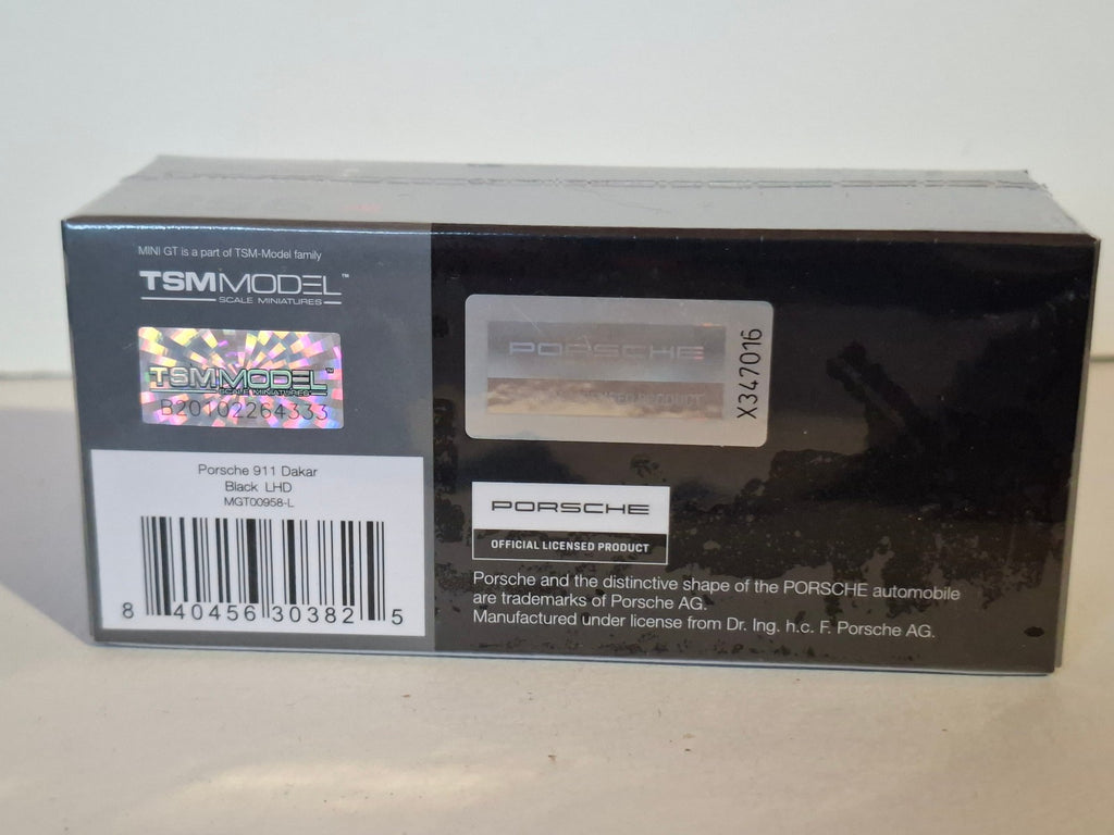 Mini GT 2023 Porsche 911 (992), Dakar black  n° 958 (NP16)