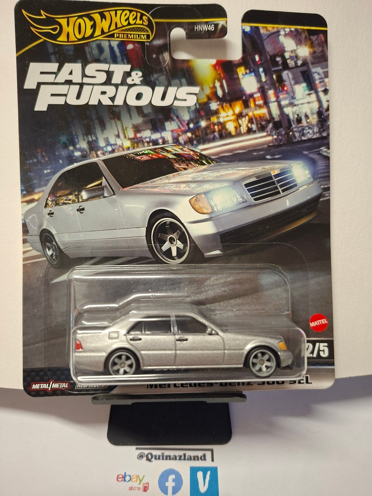Hot Wheels  Fast & Furious  Mercedes-Benz 500 sel  (NG33)