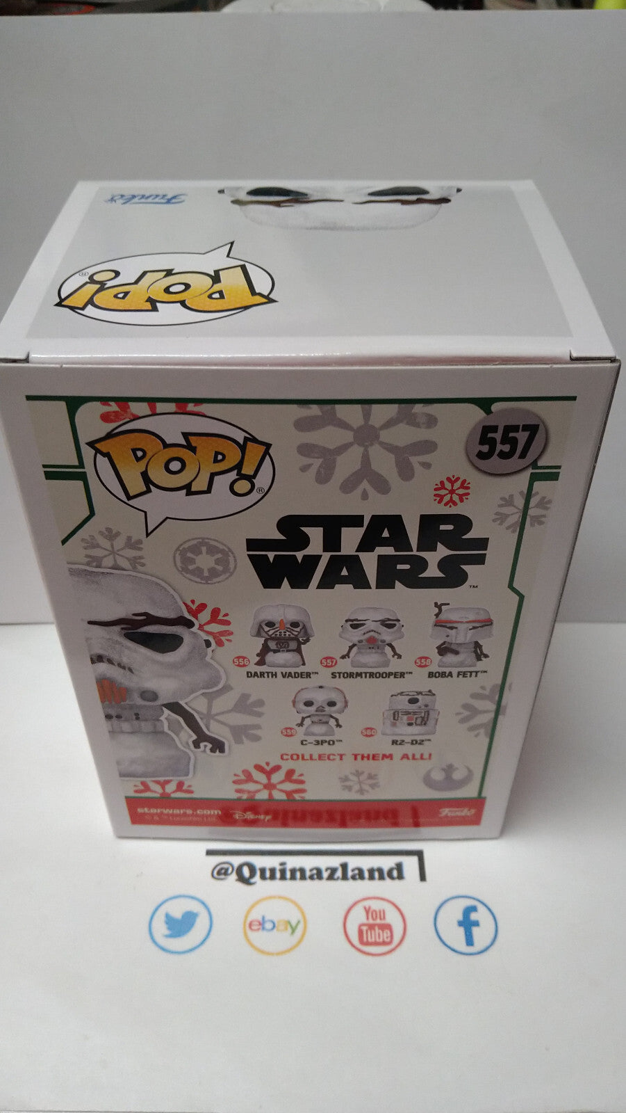 Funko Pop! STAR WARS HOLIDAY  N° 557 Stormtroopers (F43)