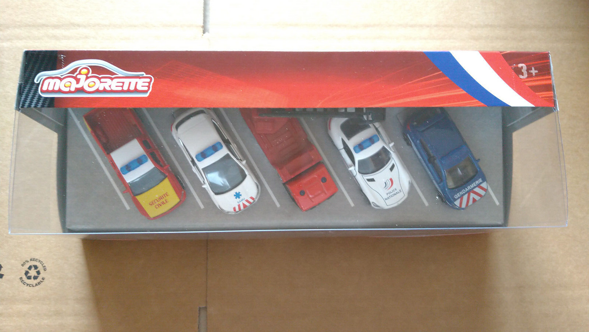 Majorette S.O.S. giftpack DS chevrolet man mercedes peugeot (NP16)