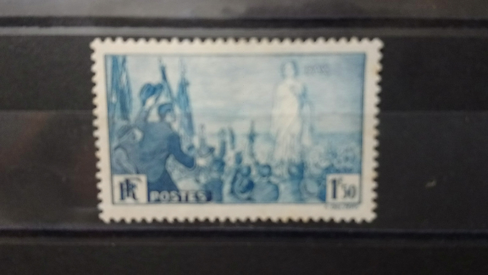 Timbres France 1f50 Rassemblement pour la paix 1936