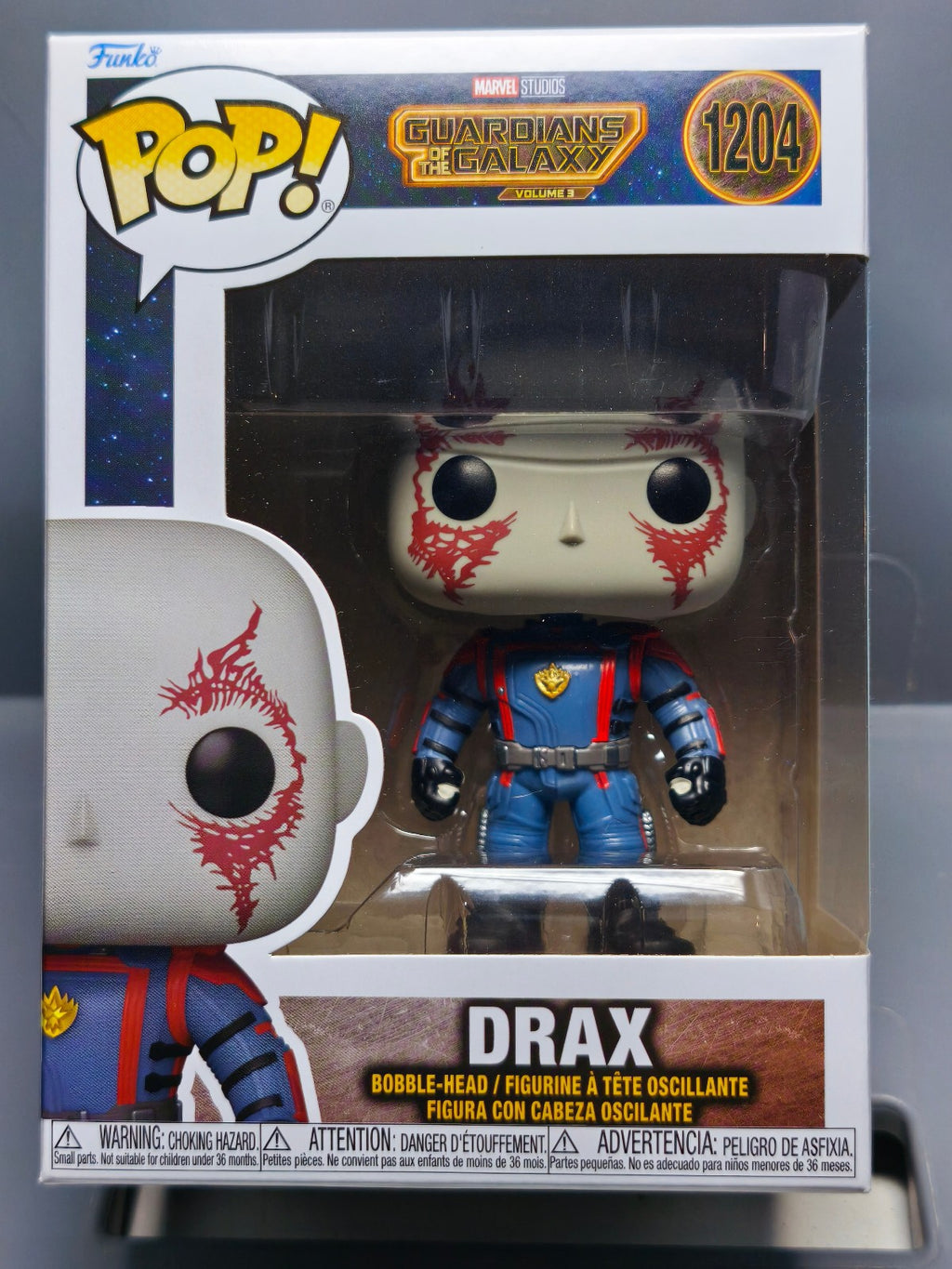 Funko Pop!  LES GARDIENS DE LA GALAXIE 3  N° 1204 Drax (F29)