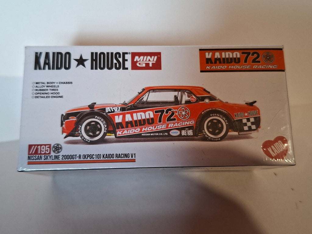 Mini GT Nissan Skyline 2000GT-R (KPGC10), Kaido Racing V1  n° 195 (CP11)