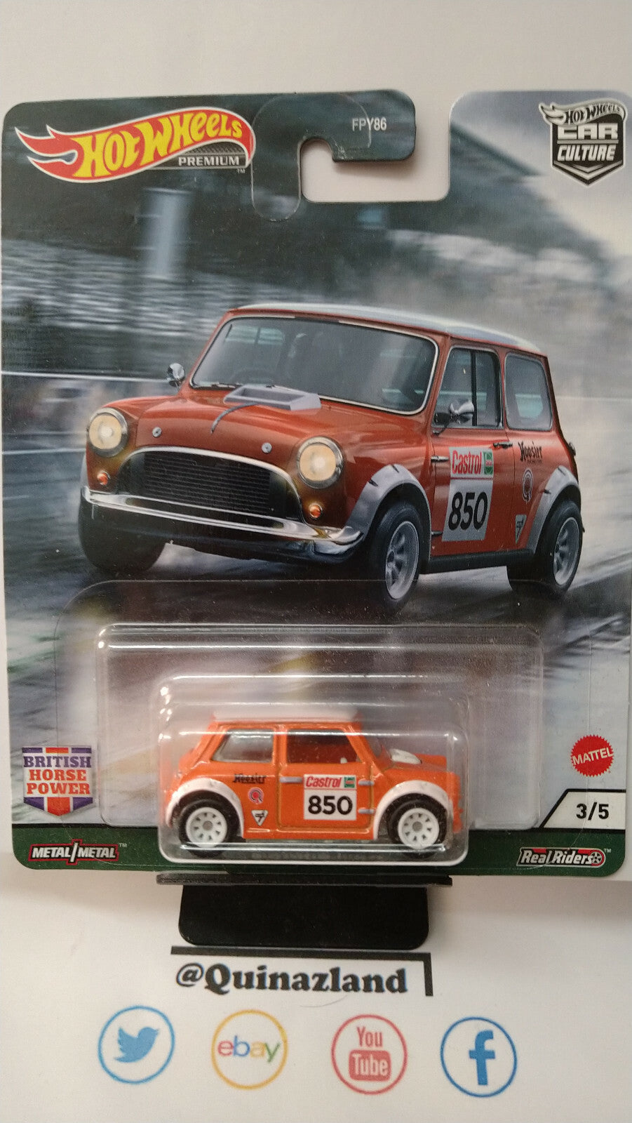 Hot Wheels British horse power Morris mini (NG66)