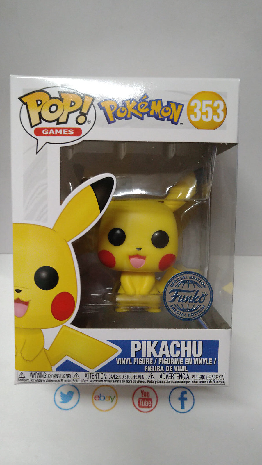 Funko Pop! POKEMON 353 Pikachu Special Edition (FU32)