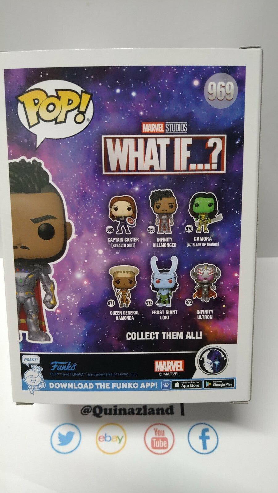 Funko Pop! MARVEL WHAT IF 969 Infinity Killmonger (F21)
