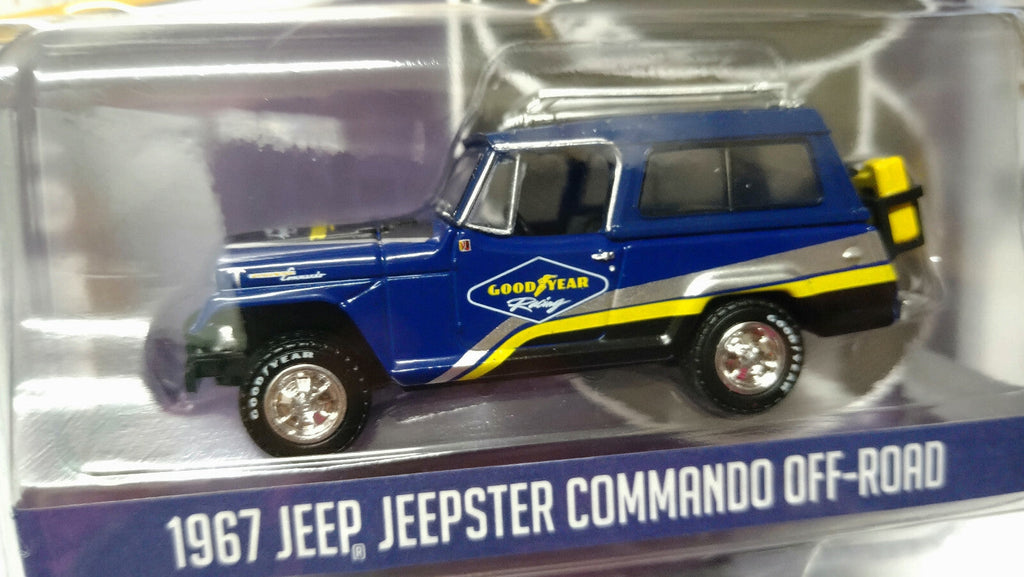 Greenlight Running On Empty 1967 Jeep Jeepster Commando Off-Road GoodYear (NG15)