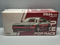 Pop Race 1/64 Pandem Nissan Silvia S13 Moontech red (CP08)