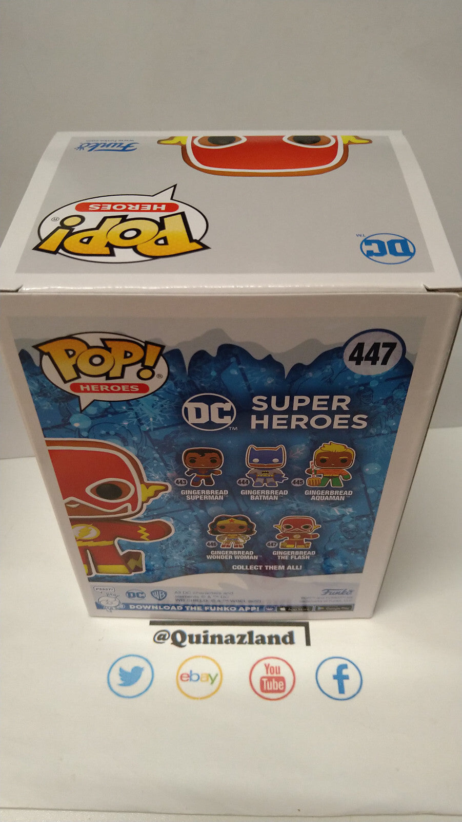 Funko Pop! DC COMICS HOLIDAY  N° 447 Gingerbread Flash (F39)