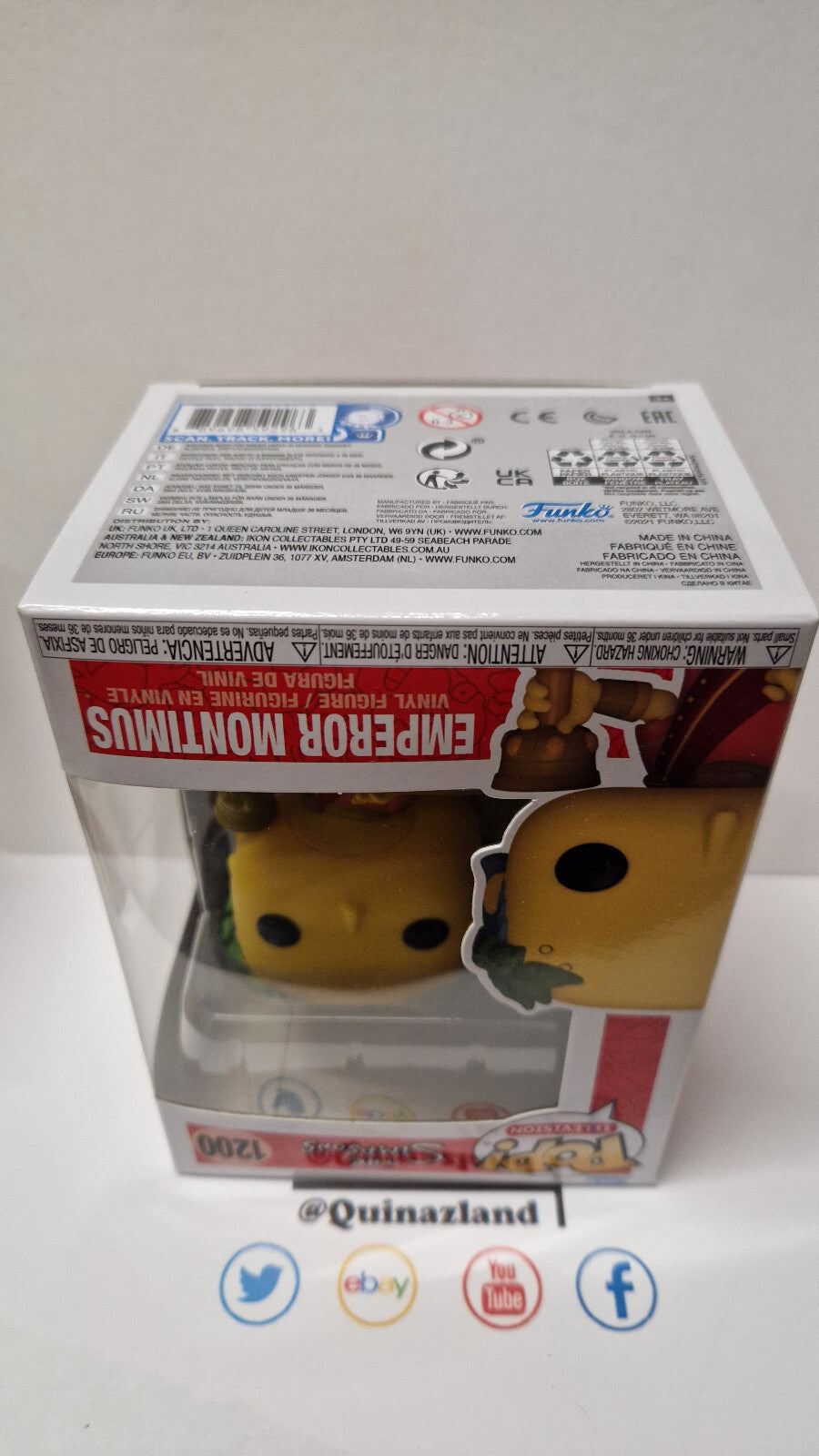 Funko Pop! The Simpsons #1200 Emperor Montimus (F44)