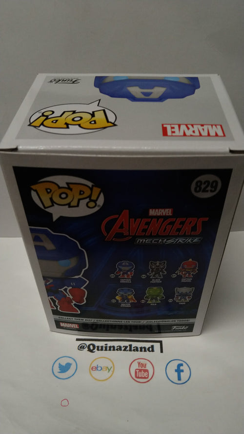 Funko Pop! MARVEL MERCH 829 Captain America (FU42)