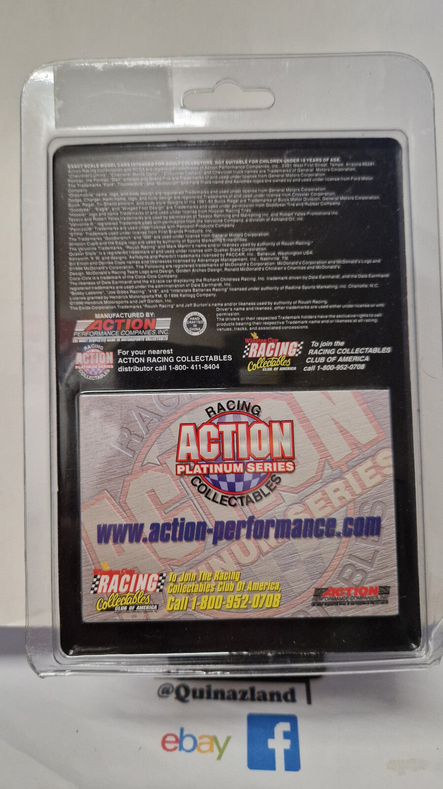 Action Darrell waltrip 1997 chevrolet monte carlo parts america limitée   (CP17)