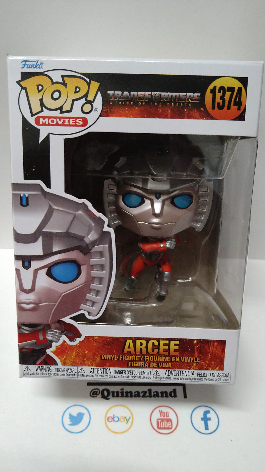 Funko Pop!  TRANSFORMERS POP Movies N° 1374 Arcee (FU42)