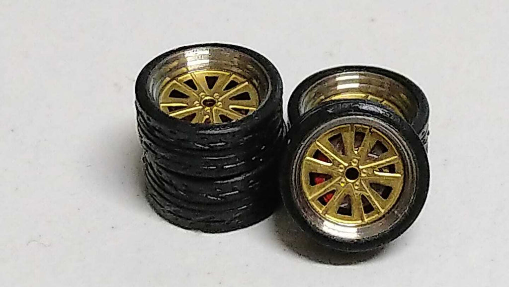 Set de jantes  pneu gomme pour Custom A14 (ET)