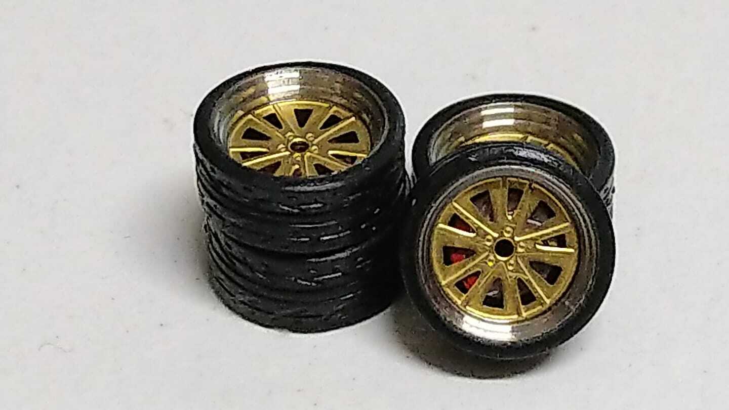 Set de jantes  pneu gomme pour Custom A14 (ET)