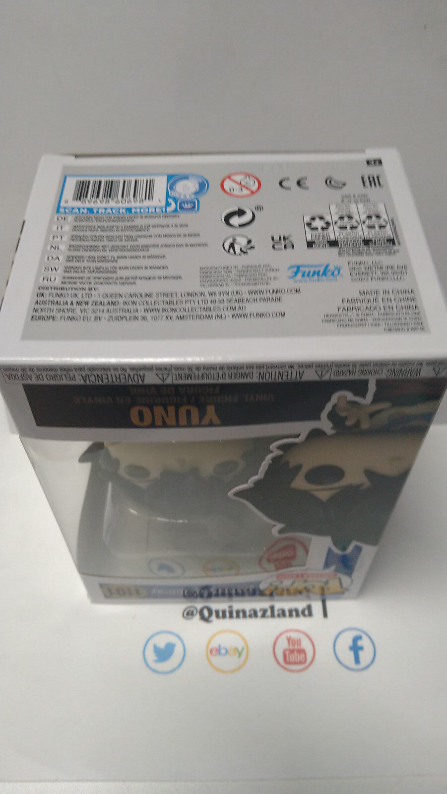 Funko Pop! BLACK CLOVER 1101 Yuno (F15)
