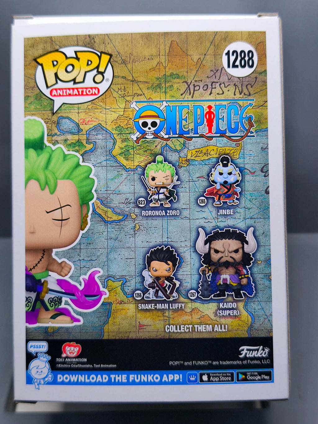 Funko Pop! ONE PIECE POP Animation N° 1288 Zoro avec Enma (GW) (F32)