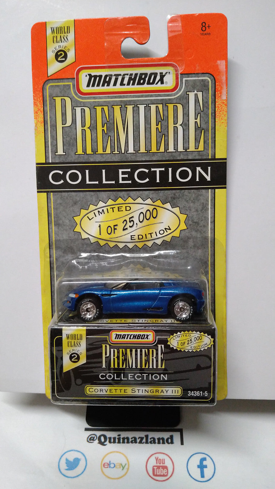 Matchbox Premiere série 2 Corvette stingray III  (NP25)