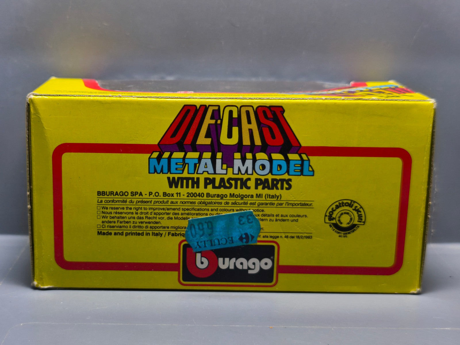 Burago 1/43 Lamborghini countach 5000S (CP11)