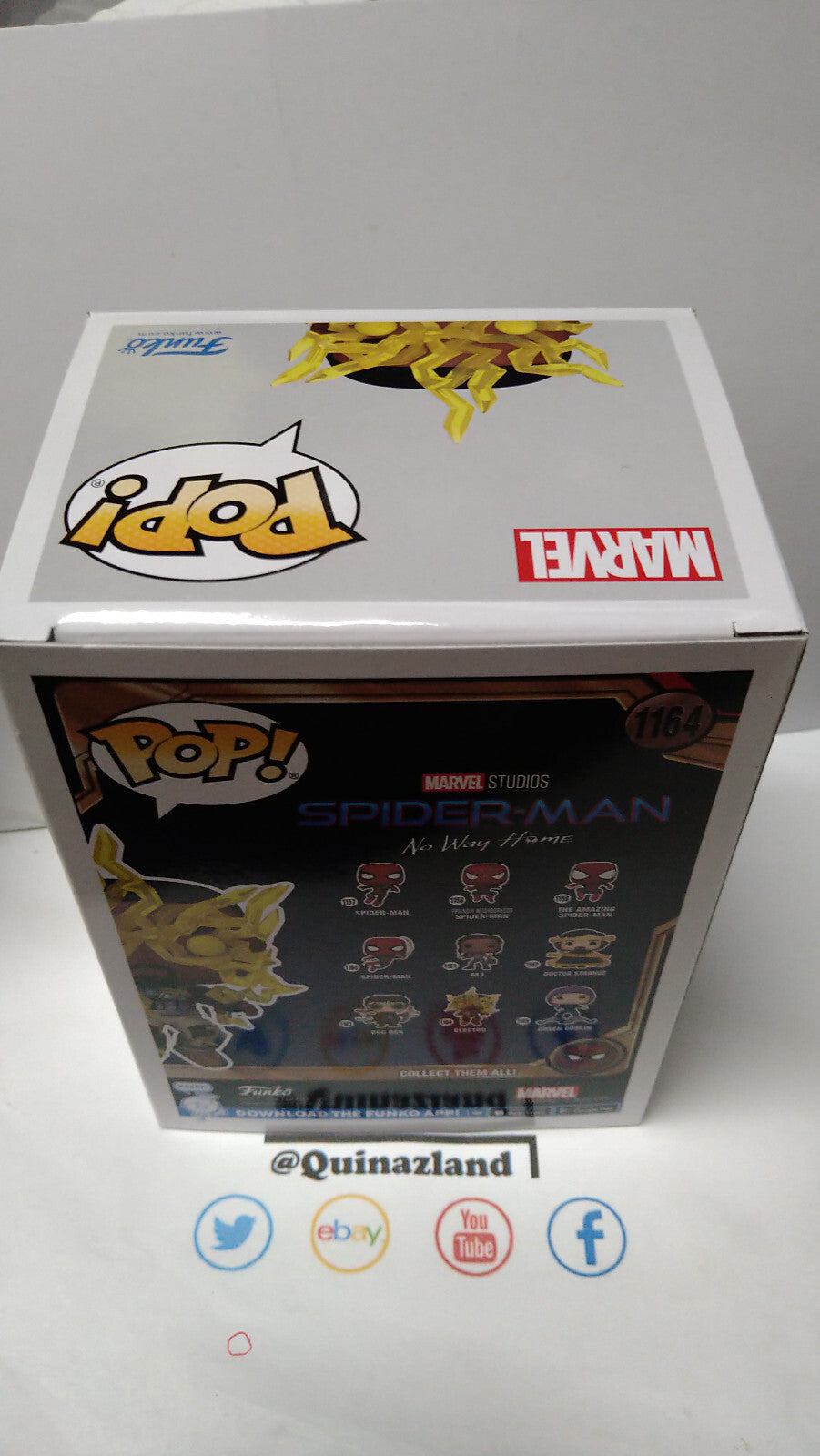 Funko Pop! SPIDER-MAN NO WAY HOME  Marvel N° 1164 Electro   (F17)