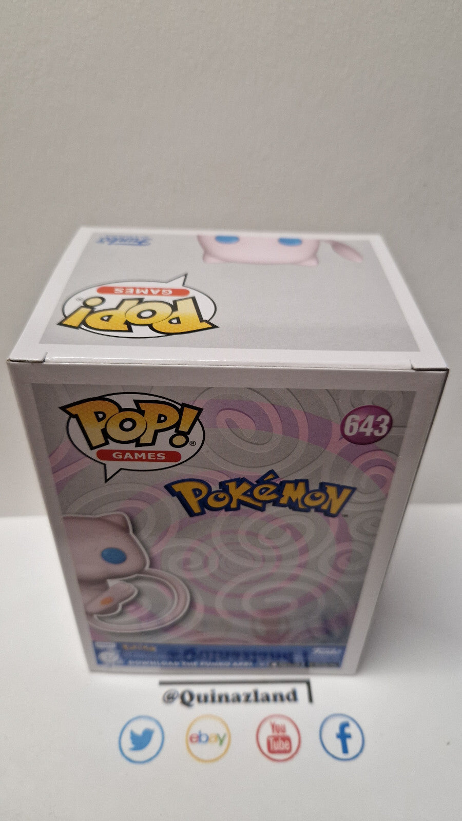 Funko Pop! POKEMON POP Games N° 643 Mew (F27)