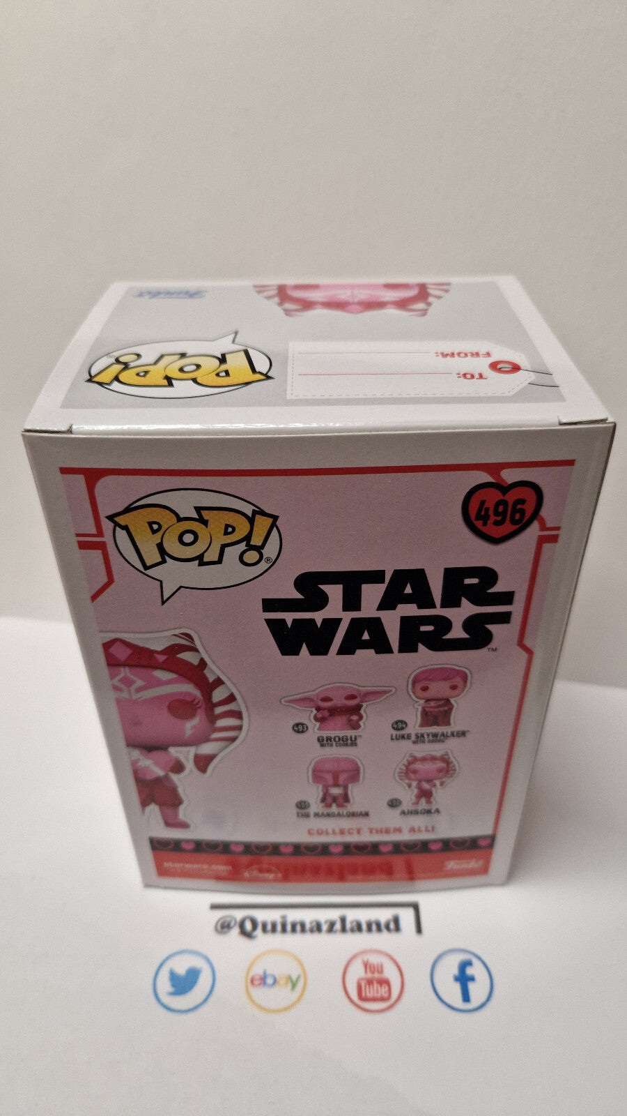 Funko Pop! Star Wars Valentines 496 Ahsoka (F25)