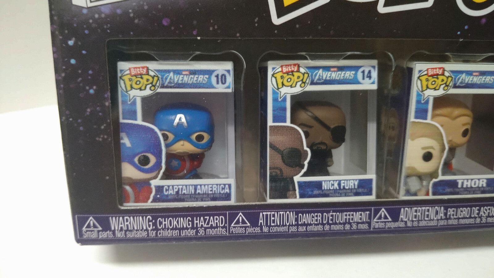 Funko Bitty Pop! 2.5cm Infinity Saga  Pack Captain America Nick Fury Thor (F13)