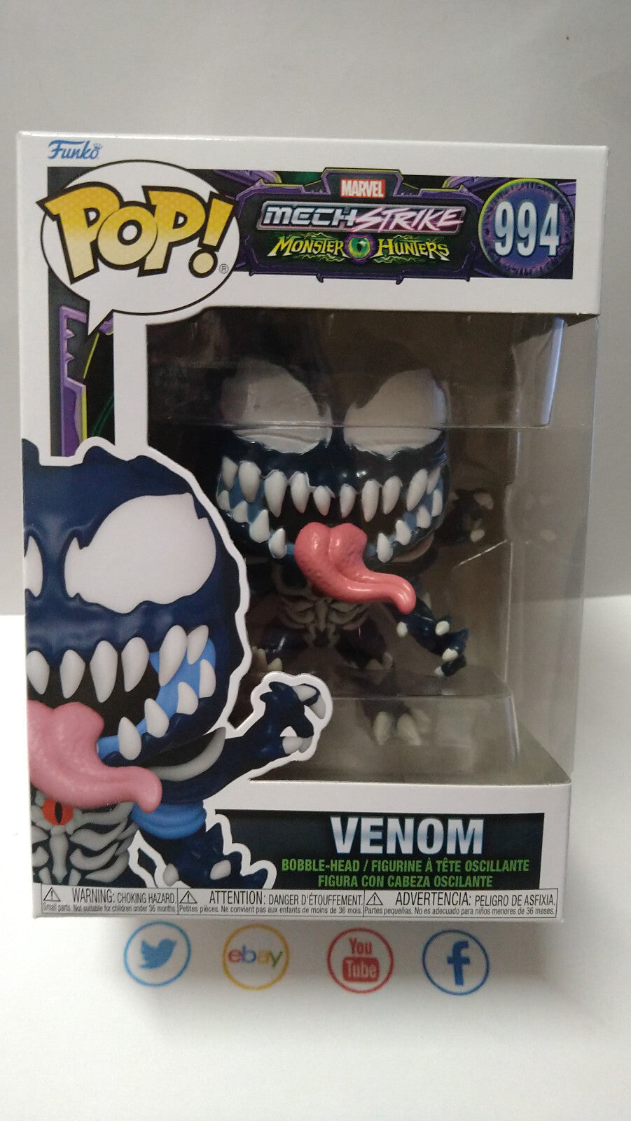 Funko Pop! MARVEL MONSTER HUNTERS 994 Venom (F33)