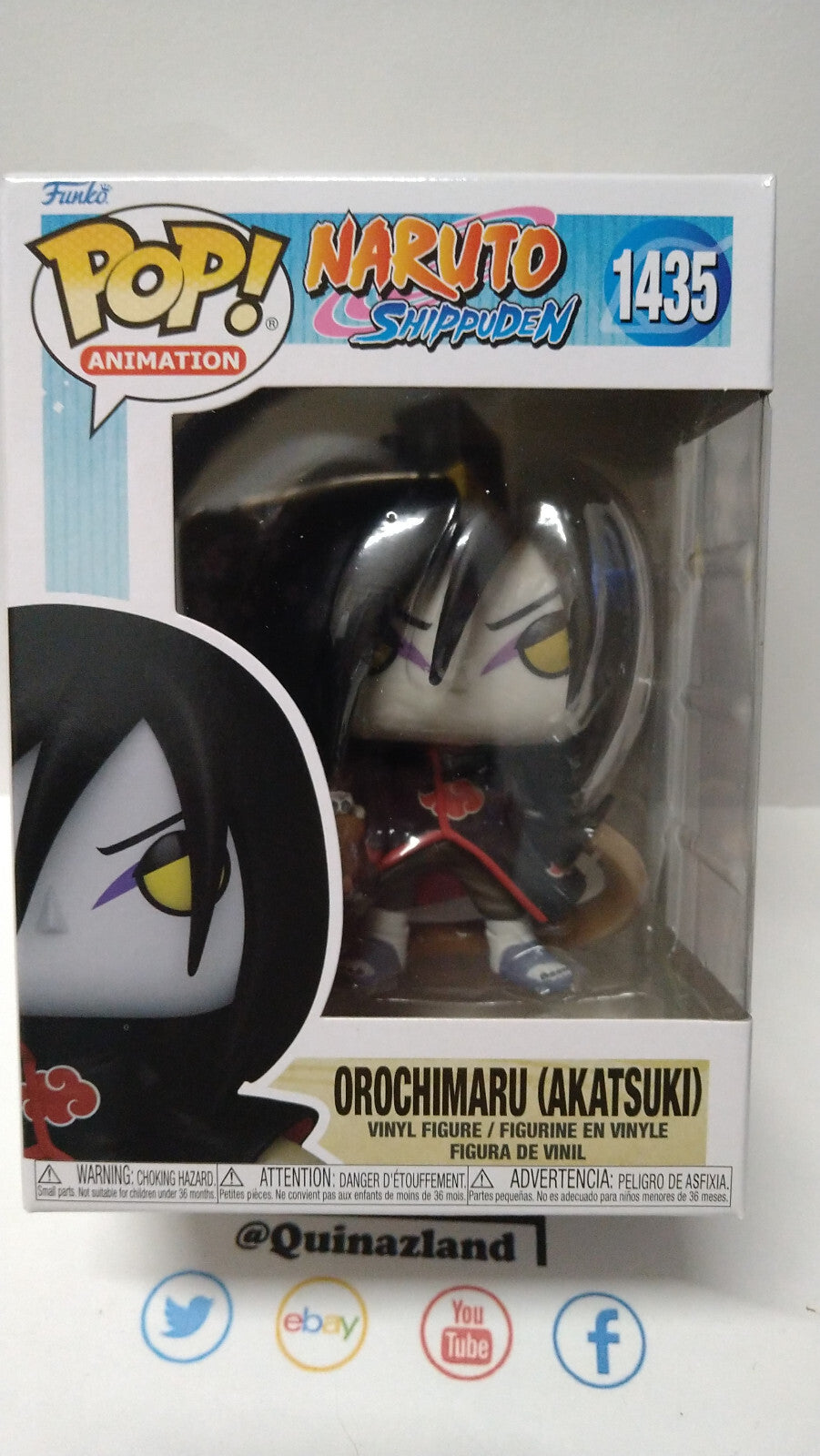 Funko Pop! NARUTO Animation N° 1435 Orochimaru (F13)