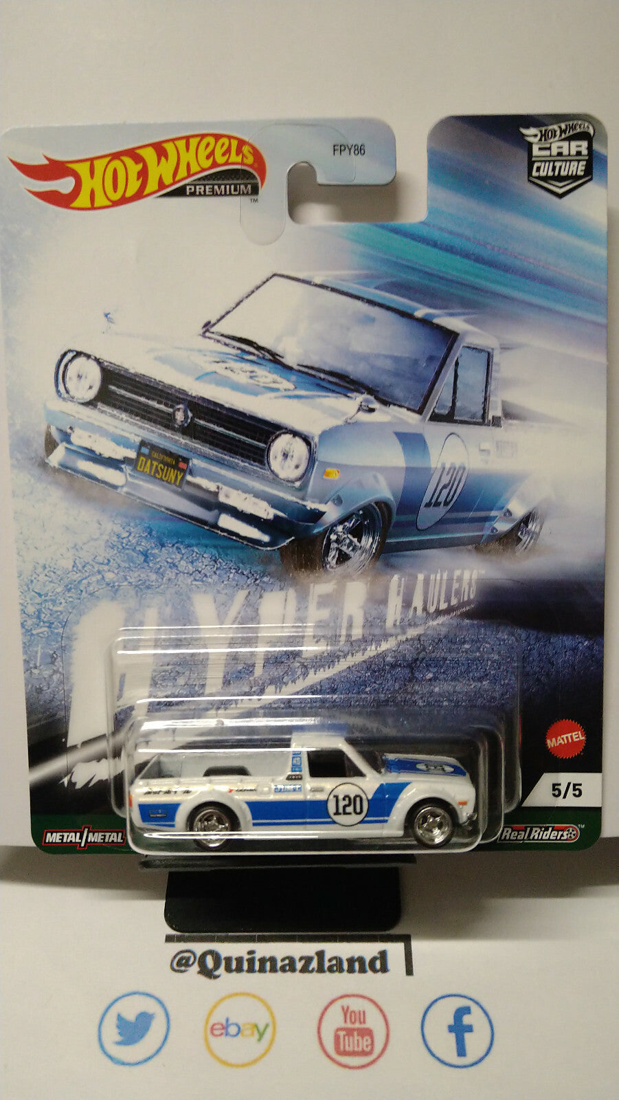 Hot Wheels Hyper haulers 75 datsun sunny truck  (NG114)